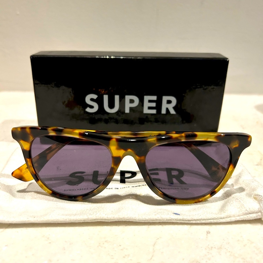 New in box retro super future sunglasses